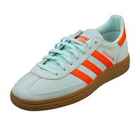 adidas Originals Handball Spezial, Wonder Silver/Off White/Gum, Semi Flash Aqua, 5.5 Women/4.5 Men