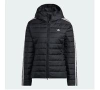 adidas Originals Womens Hooded Premium Slim Jacket - Black / UK 2