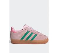 adidas Originals Infant Gazelle Comfort Elastic Trainers, Clear Pink, Size 7 Younger Clear Pink