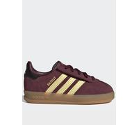 adidas Originals Infant Gazelle Trainers, Burgundy, Size 4 Younger Burgundy