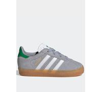 adidas Originals Infant Gazelle Trainers, Grey, Size 3 Younger Grey
