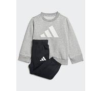 adidas Unisex Baby BIG LOGO ESSENTIALS JOGGER, medium grey heather/white, 6-9 Months