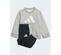adidas Originals Infant Unisex Essentials Joggers, Mgreyh/White, Size 0-3 Months Mgreyh/White