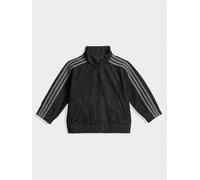 adidas Originals Infant Unisex Firebird Denim Track Top, Black, Size 6-9 Months Black
