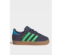 adidas Originals Infant Unisex Gazelle, Navy, Size 3 Younger Navy
