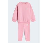 adidas Originals Infant Unisex Oversized Crew Leggings Set, Light Pink, Size 6-9 Months Light Pink