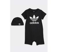 adidas Originals Infants Beanie & Jumpsuit Gift Set Black