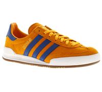(UK 10) Adidas Jeans Originals Men's Trainers GOLD-BLUE
