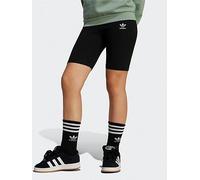 adidas Originals Junior Girls Ribbed Cycling Shorts - Black, Black, Size 13-14 Years Black