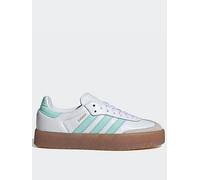 adidas Originals Junior Sambae Trainers, Ftw White/Clear Mint/Gold Met, Size 5.5 Older Ftw White/Clear Mint/Gold Met