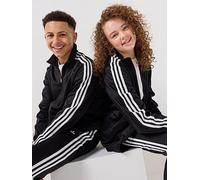 Adidas Originals Firebird Loose Jacquard Full Zip Sweatshirt Black 7-8 Years Boys,Girls