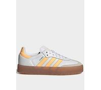 adidas Originals Junior Unisex Samba Trainers, Ftwwht/Aciora/Goldmt, Size 4 Older Ftwwht/Aciora/Goldmt