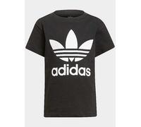 adidas Originals Kids Logo Print Crew Neck T-Shirt Black