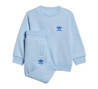 ADIDAS Originals Kids Unisex Adicolor Crew Set - Blue Cotton - Size 12-18M