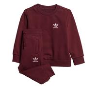 ADIDAS Originals Kids Unisex Adicolor Crew Set - Burgundy material_cotton - Size 6-9M