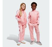 adidas Originals Kids Unisex Adicolor Firebird Track Suit - Pink Recycled Material - Size 3-4Y