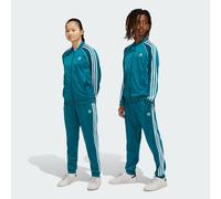 ADIDAS Originals Kids Unisex Adicolor SST Track Pants - Turquoise Recycled Material - Size 13-14Y