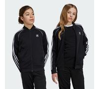 adidas Originals Kids Unisex Adicolor SST Track Top - Black Recycled Material - Size 14-15Y