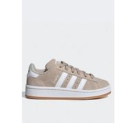 adidas Originals Kids Unisex Campus 00s Elastic Trainers - Beige, Wonder Beige/Ftwr White/Gum 2, Size 2 Older Wonder Beige/Ftwr White/Gum