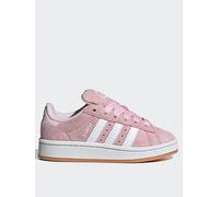 adidas Originals Kids Unisex Campus 00S Shoes - Pink, Clear Pink/Ftwr White/Gum 2, Size 13 Younger Clear Pink/Ftwr White/Gum
