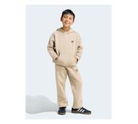adidas Originals Kids Unisex Oversized Hoodie Open Hem Pants Set, Stone Khaki, Size 7-8 Years Tone Khaki