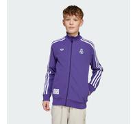 adidas Originals Kids Unisex Real Madrid Terrace Icons Track Top - Purple - Size 7-8Y