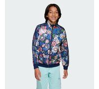 adidas Originals Kids Unisex x Liberty London Firebird Top - Dark Blue Recycled Material - Size 11-12Y