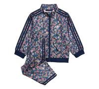adidas Originals Kids Unisex x Liberty London Firebird Track Suit - Dark Blue Recycled Material - Size 3-6M