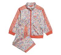 adidas Originals Kids Unisex x Liberty London Firebird Track Suit - White Recycled Material - Size 18-24M