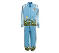 adidas Originals Kids Unisex x Minecraft Track Suit Set - Pale Blue Recycled Material - Size 4-5Y