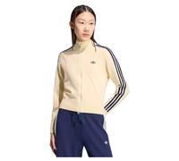 Adidas Originals Knitted Firebird Full Zip Sweatshirt Beige 2XL Woman