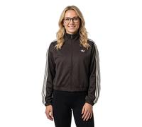 Adidas Originals Lace Oversized Archive Full Zip Sweatshirt Brown 2XS Woman