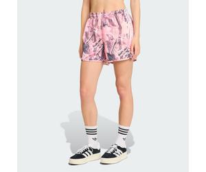 adidas Originals Leaf Camo Print Satin Shorts