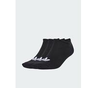 adidas Originals Liner Socks 3 Pairs, Black, Size M, Men Black