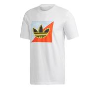 adidas originals Logo Round Neck Training Breathable Short Sleeve White FM3389 M