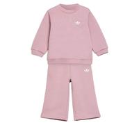 Adidas Originals Loose Crew Top Wide Leg Pants Set Pink 12-24 Months Kids