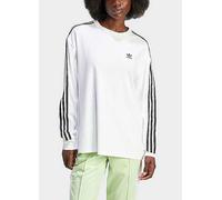 adidas Originals Loose Cut Long Sleeve Sweatshirt White