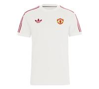 adidas Originals Manchester United Adicolor Classics 3 Stripes T Shirt Adults S Off White