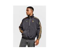 Manchester United adidas Icon Half Zip Jacket - Black