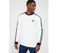 adidas Originals Men's 3-Stripes Long Sleeve T-Shirt - White, White, Size Xs, Men White