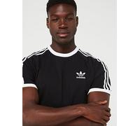adidas Originals Men's 3-Stripes T-Shirt - Black, Black, Size Xs, Men Black