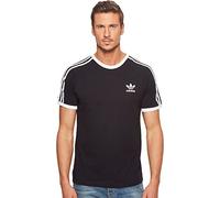 adidas Originals Men's 3-Stripes Tee T-Shirt, Black, XS