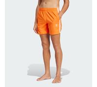 adidas Originals Mens Adicolor 3-Stripes Swim Shorts - Orange Recycled Material - Size 2XL
