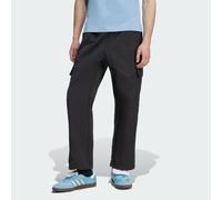ADIDAS Originals Mens Adicolor Classics 3-Stripes Cargo Pants - Black Recycled Material - Size X-Large
