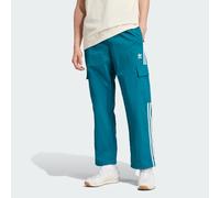 ADIDAS Originals Mens Adicolor Classics 3-Stripes Cargo Pants - Turquoise recycled_material - Size Small