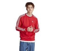 adidas Originals Men's Adicolor Classics 3-Stripes Crew, Better Scarlet, L