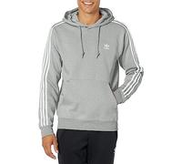 adidas Originals Men's Adicolor Classics 3-Stripes Hoodie, Medium Grey Heather, L