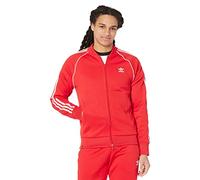 adidas Originals Men's Adicolor Classics Primeblue SST Track Jacket, Vivid Red, Large