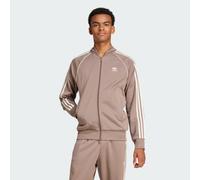 adidas Originals Mens Adicolor Classics SST Track Jacket - Brown recycled_material - Size Small