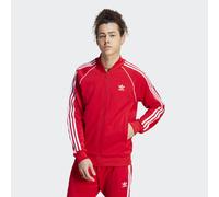adidas Originals Mens Adicolor Classics SST Track Jacket - Red Recycled Material - Size Small
